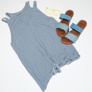 Double Shoulder Cut with Front Tie Tank